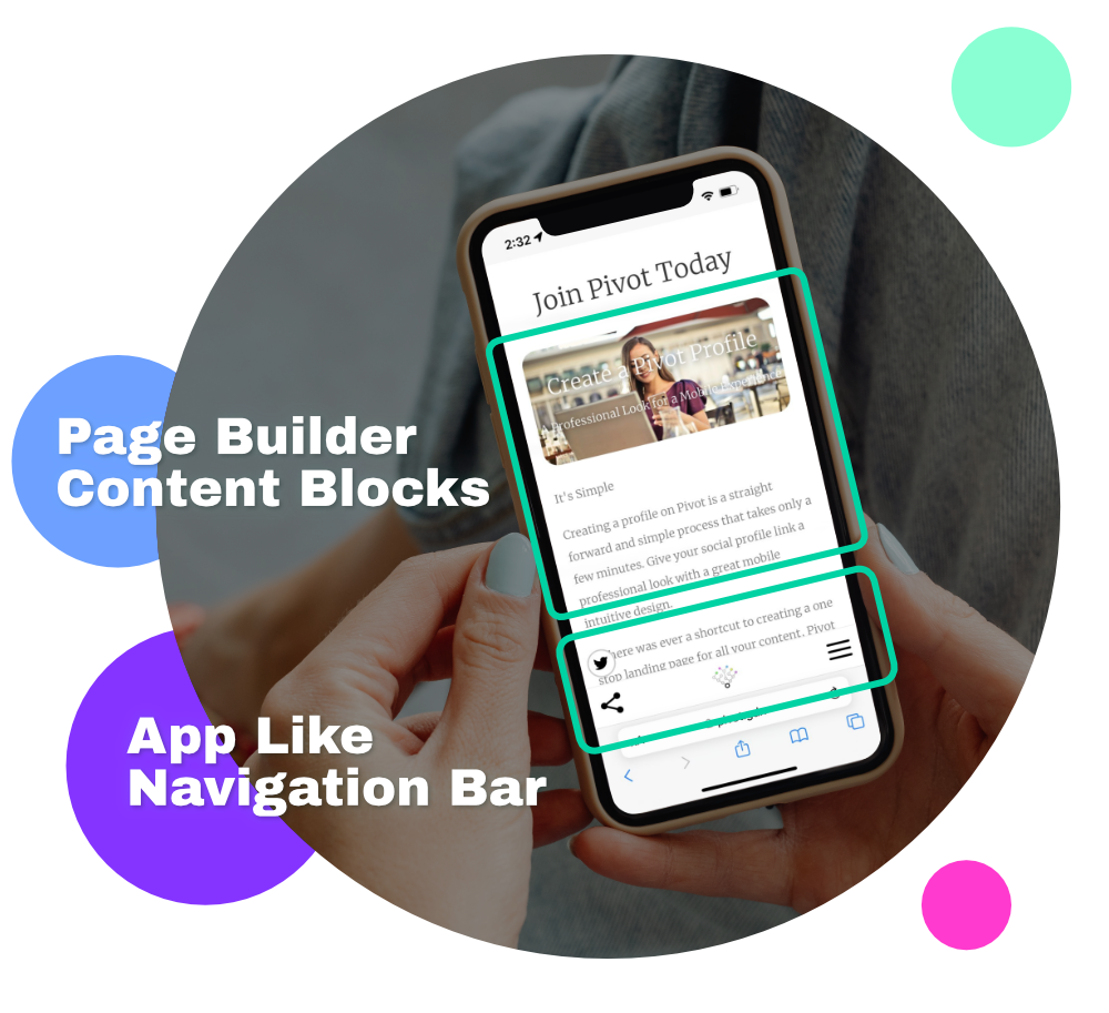 Pivot mobile design benefits
